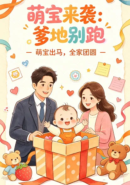 短剧《萌宝来袭：爹地别跑》封面